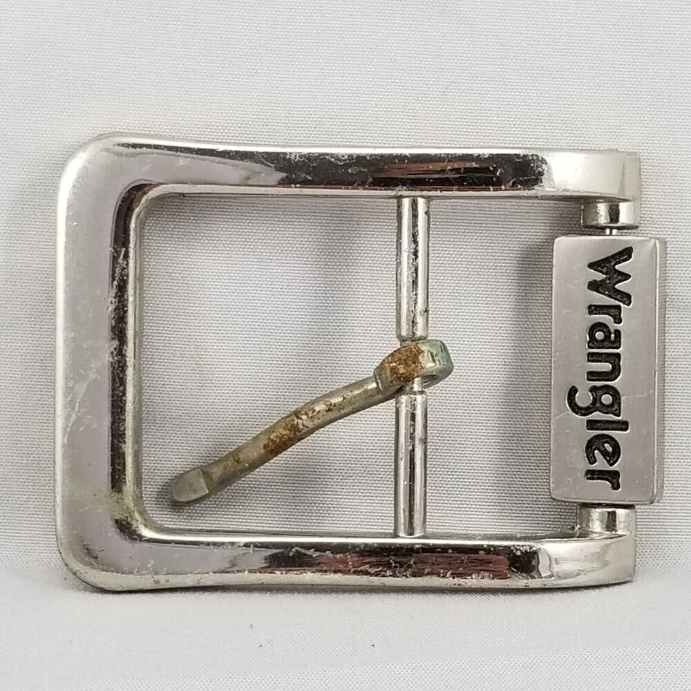 Vintage Belt Buckle Wrangler Pin Buckle Western Cowboy Jeep Rodeo Horse Rider‎